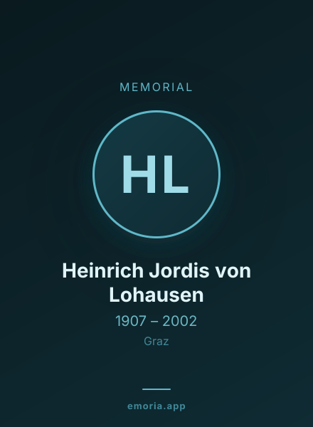 Memorial portrait of Heinrich Jordis von Lohausen