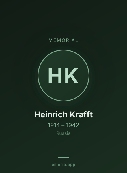 Memorial portrait of Heinrich Krafft