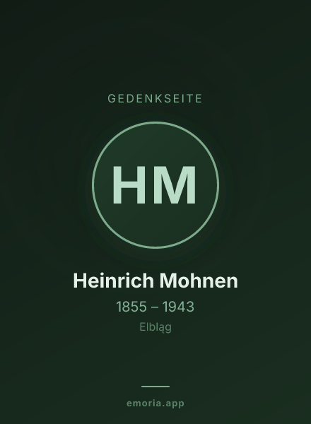 Gedenkportrait von Heinrich Mohnen