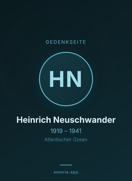 Gedenkportrait von Heinrich Neuschwander