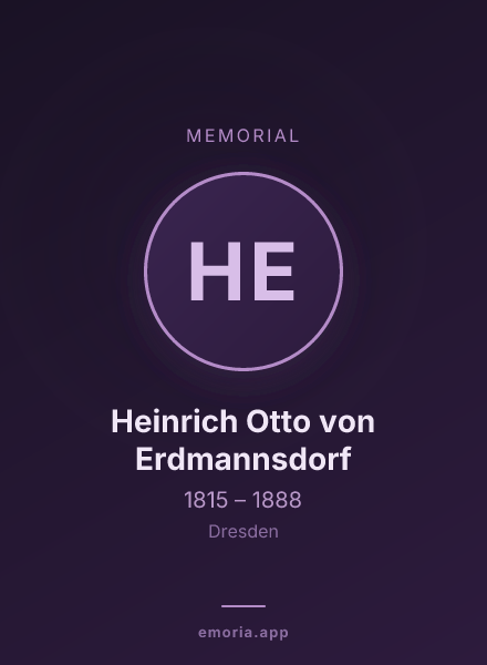 Memorial portrait of Heinrich Otto von Erdmannsdorf
