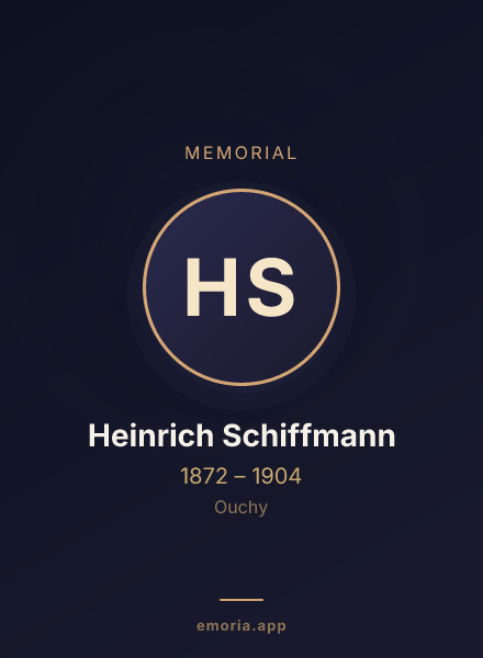 Memorial portrait of Heinrich Schiffmann
