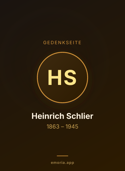 Gedenkportrait von Heinrich Schlier