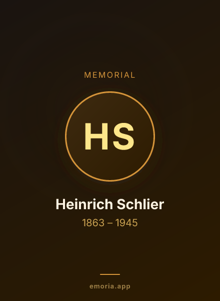 Memorial portrait of Heinrich Schlier