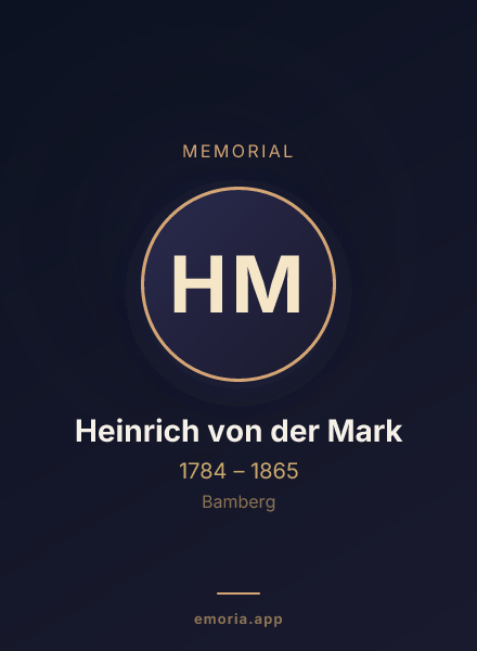 Memorial portrait of Heinrich von der Mark
