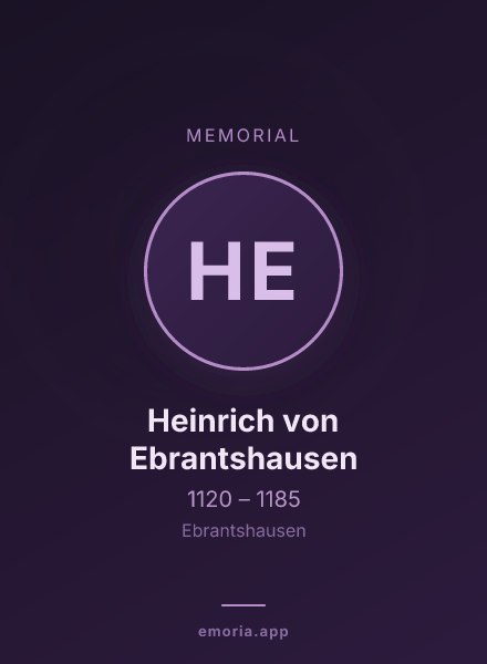 Memorial portrait of Heinrich von Ebrantshausen