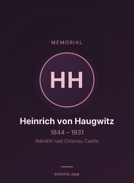 Memorial portrait of Heinrich von Haugwitz