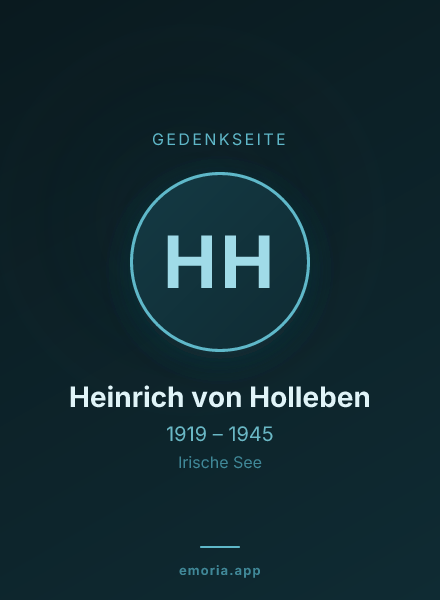 Gedenkportrait von Heinrich von Holleben