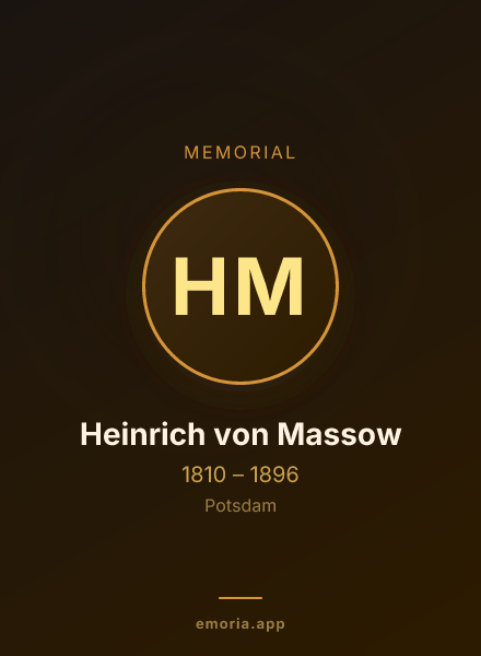 Memorial portrait of Heinrich von Massow