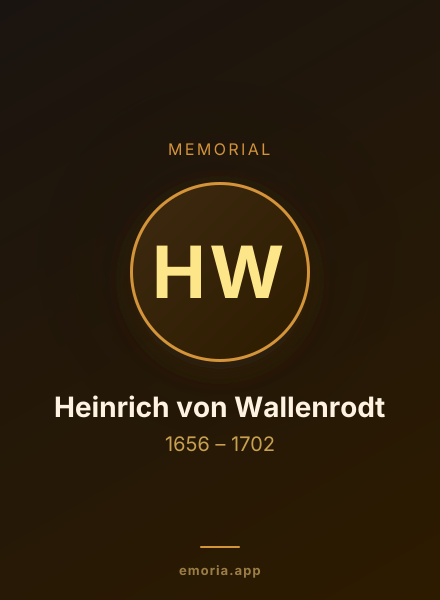 Memorial portrait of Heinrich von Wallenrodt