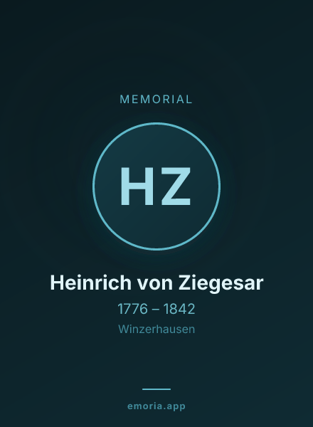 Memorial portrait of Heinrich von Ziegesar