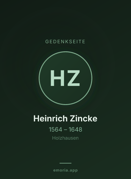 Gedenkportrait von Heinrich Zincke