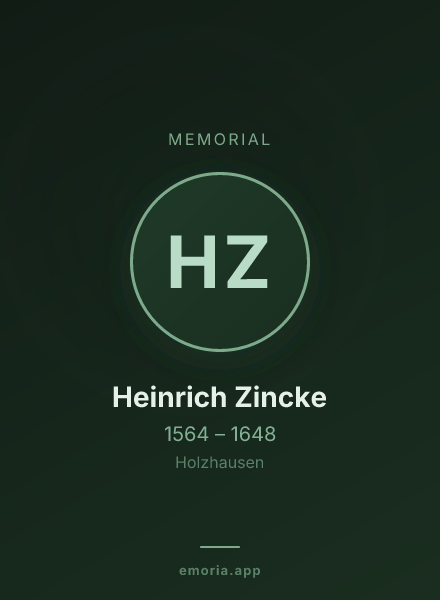 Memorial portrait of Heinrich Zincke