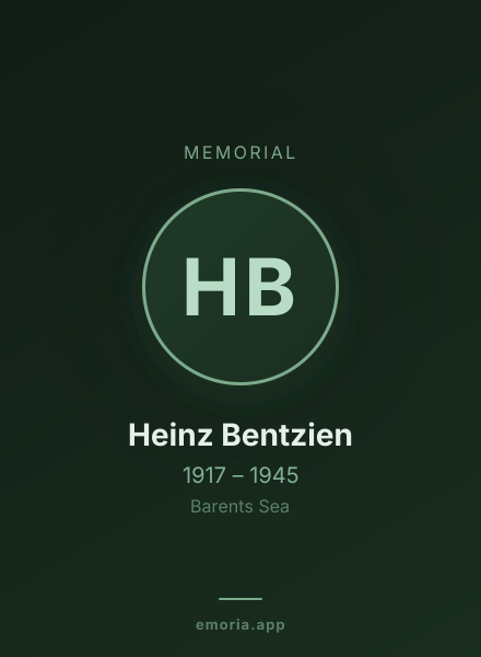 Memorial portrait of Heinz Bentzien