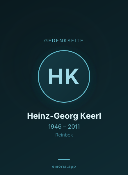 Gedenkportrait von Heinz-Georg Keerl