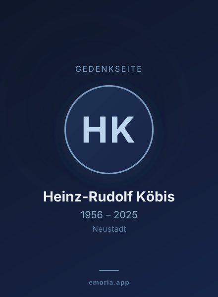 Gedenkportrait von Heinz-Rudolf Köbis