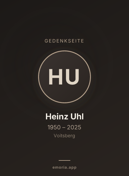 Gedenkportrait von Heinz Uhl