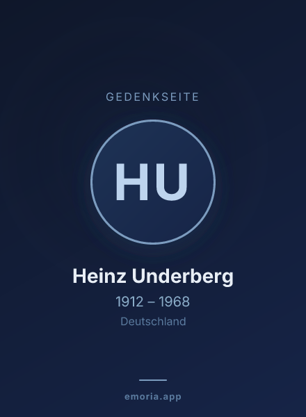 Gedenkportrait von Heinz Underberg