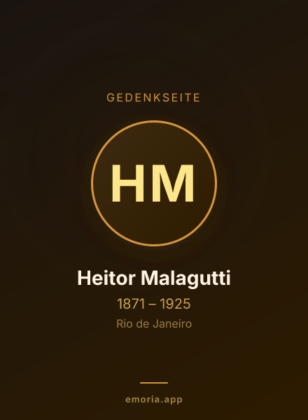 Gedenkportrait von Heitor Malagutti