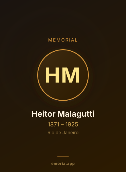 Memorial portrait of Heitor Malagutti