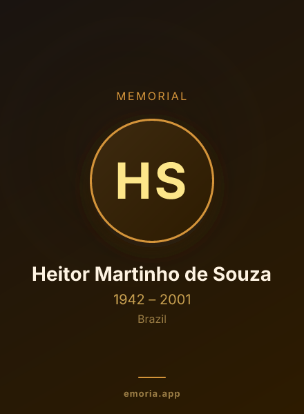 Memorial portrait of Heitor Martinho de Souza