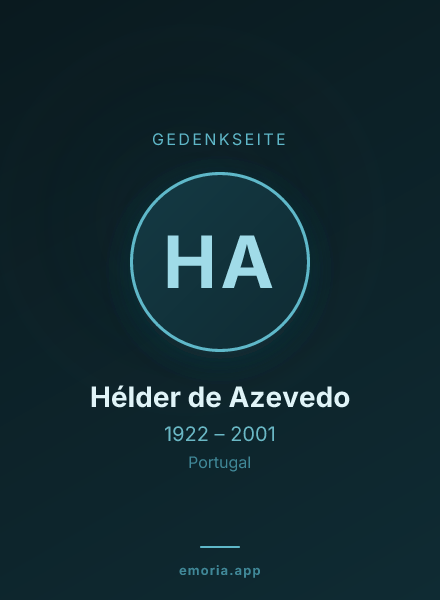 Gedenkportrait von Hélder de Azevedo