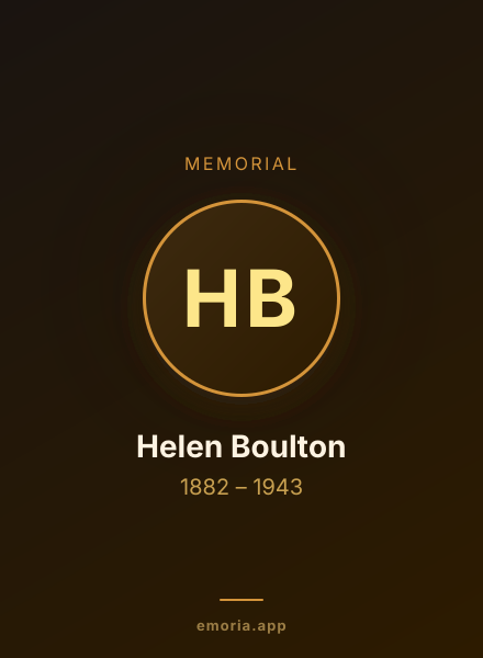 Memorial portrait of Helen Boulton