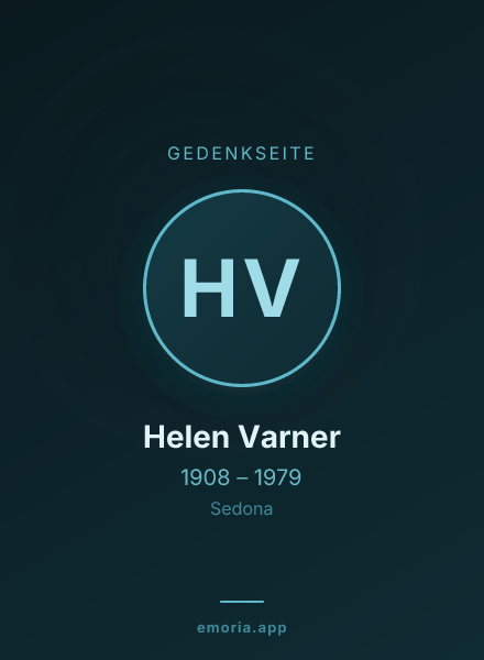 Gedenkportrait von Helen Varner