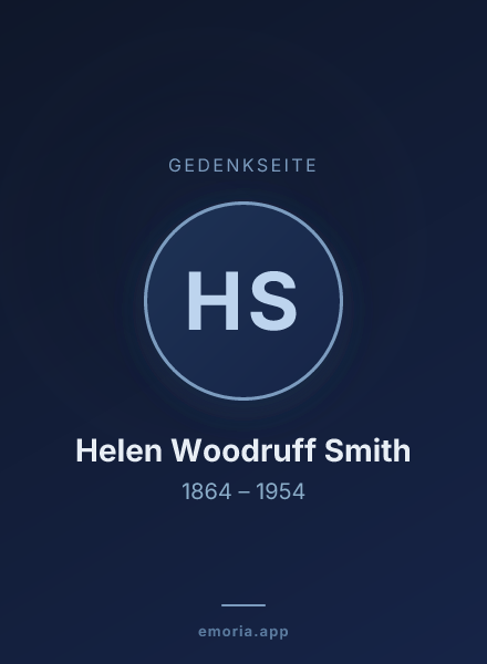 Gedenkportrait von Helen Woodruff Smith