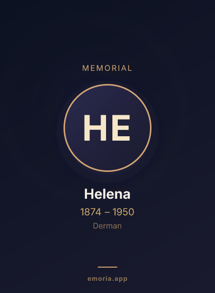 Memorial portrait of Helena
