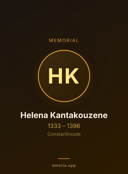 Memorial portrait of Helena Kantakouzene
