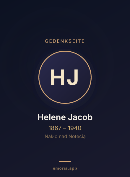 Gedenkportrait von Helene Jacob