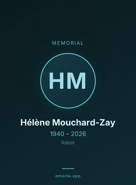Memorial portrait of Hélène Mouchard-Zay