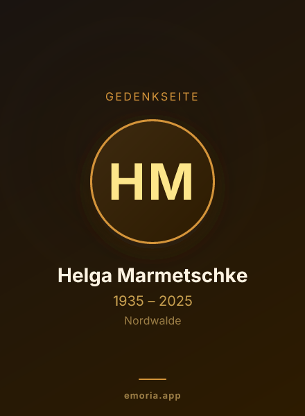 Gedenkportrait von Helga Marmetschke
