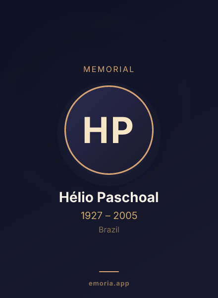 Memorial portrait of Hélio Paschoal