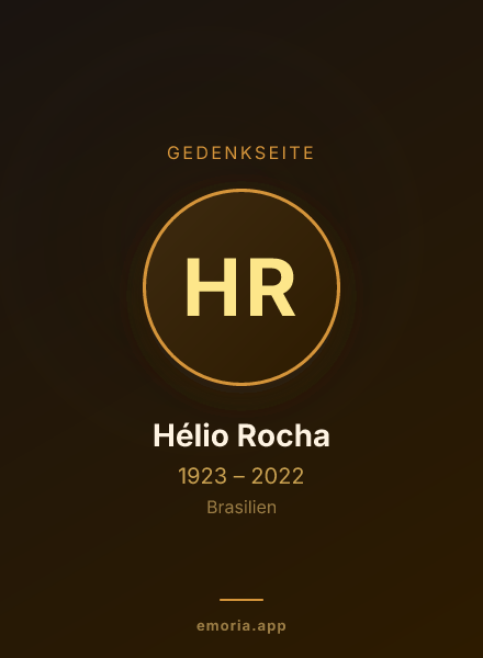 Gedenkportrait von Hélio Rocha