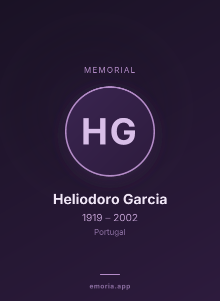 Memorial portrait of Heliodoro Garcia
