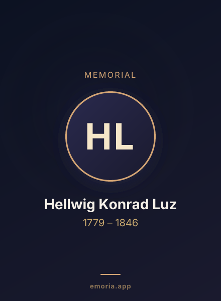 Memorial portrait of Hellwig Konrad Luz