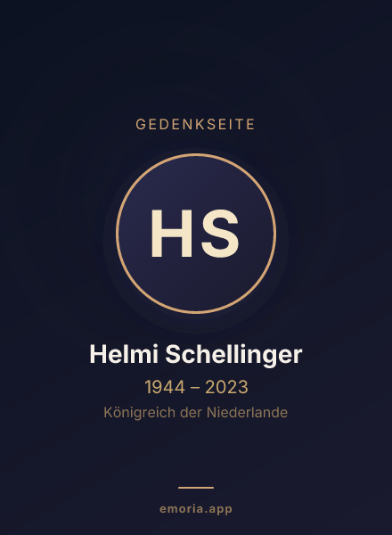 Gedenkportrait von Helmi Schellinger