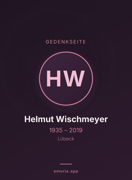 Gedenkportrait von Helmut Wischmeyer