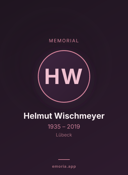 Memorial portrait of Helmut Wischmeyer
