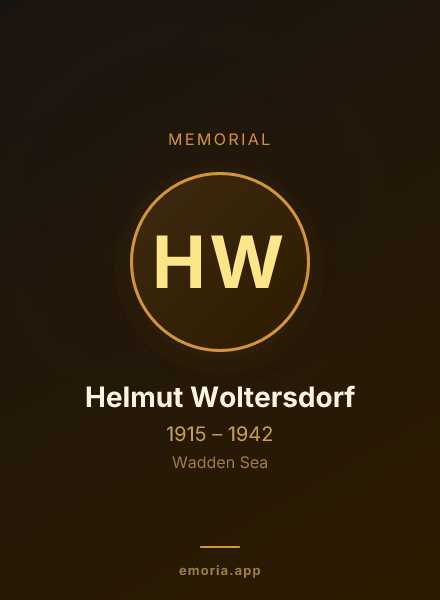 Memorial portrait of Helmut Woltersdorf