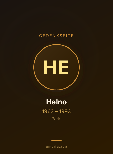 Gedenkportrait von Helno
