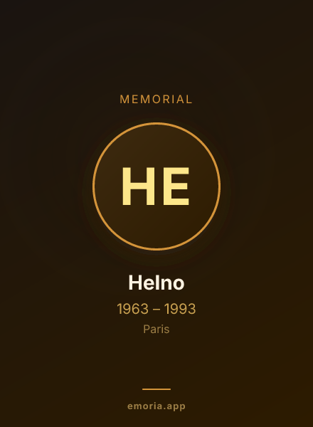 Memorial portrait of Helno