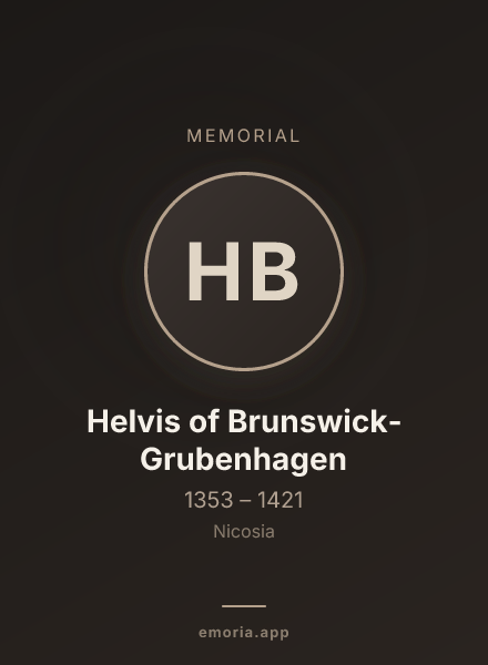 Memorial portrait of Helvis of Brunswick-Grubenhagen
