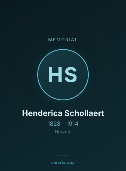 Memorial portrait of Henderica Schollaert