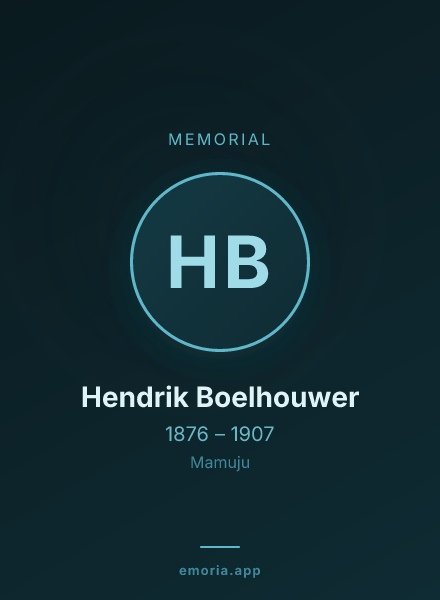 Memorial portrait of Hendrik Boelhouwer