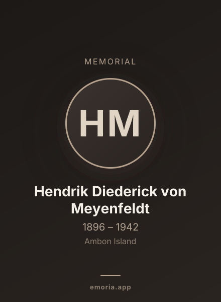 Memorial portrait of Hendrik Diederick von Meyenfeldt