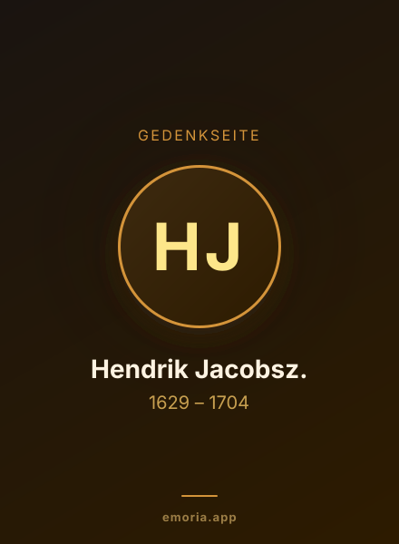 Gedenkportrait von Hendrik Jacobsz.