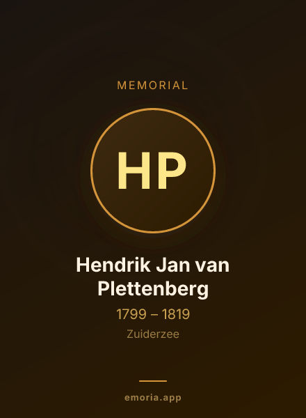 Memorial portrait of Hendrik Jan van Plettenberg